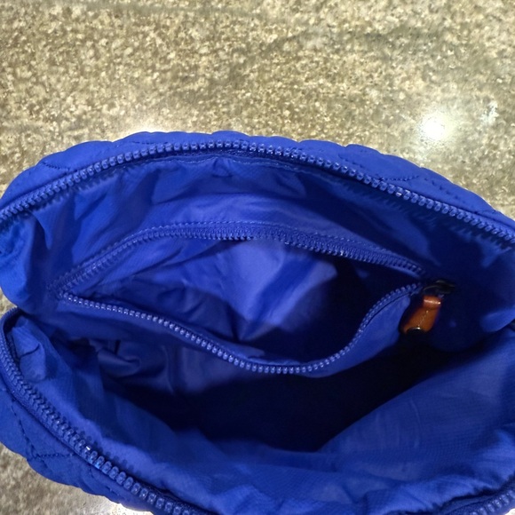 MZ Wallace Quilted Blue Pouch - Picture 4 of 7